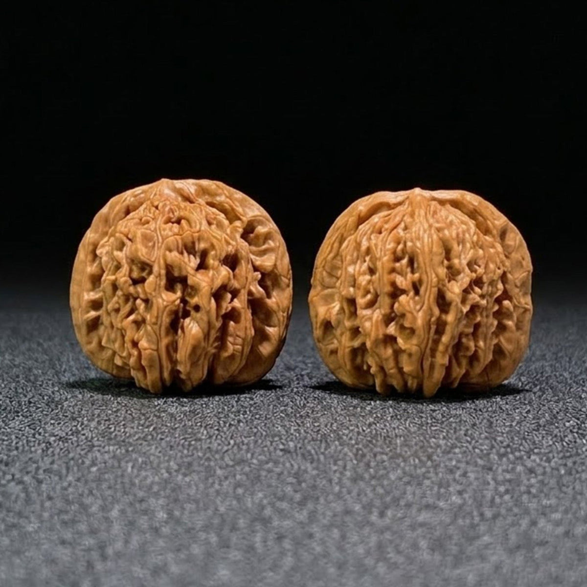 The "Si Zuo Lou" Lion's Head Pair | 43.0mm x 40.0mm | SZL-406 - ThePatinaProject