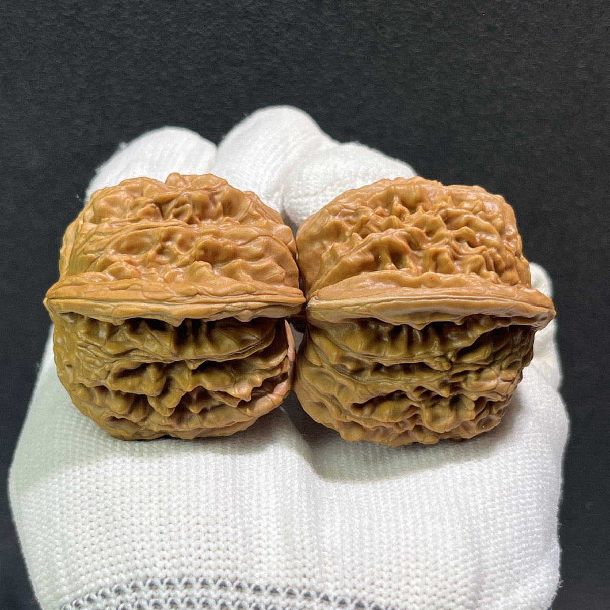 The "Si Zuo Lou" Lion's Head Pair | 43.0mm x 40.0mm | SZL-406 - ThePatinaProject