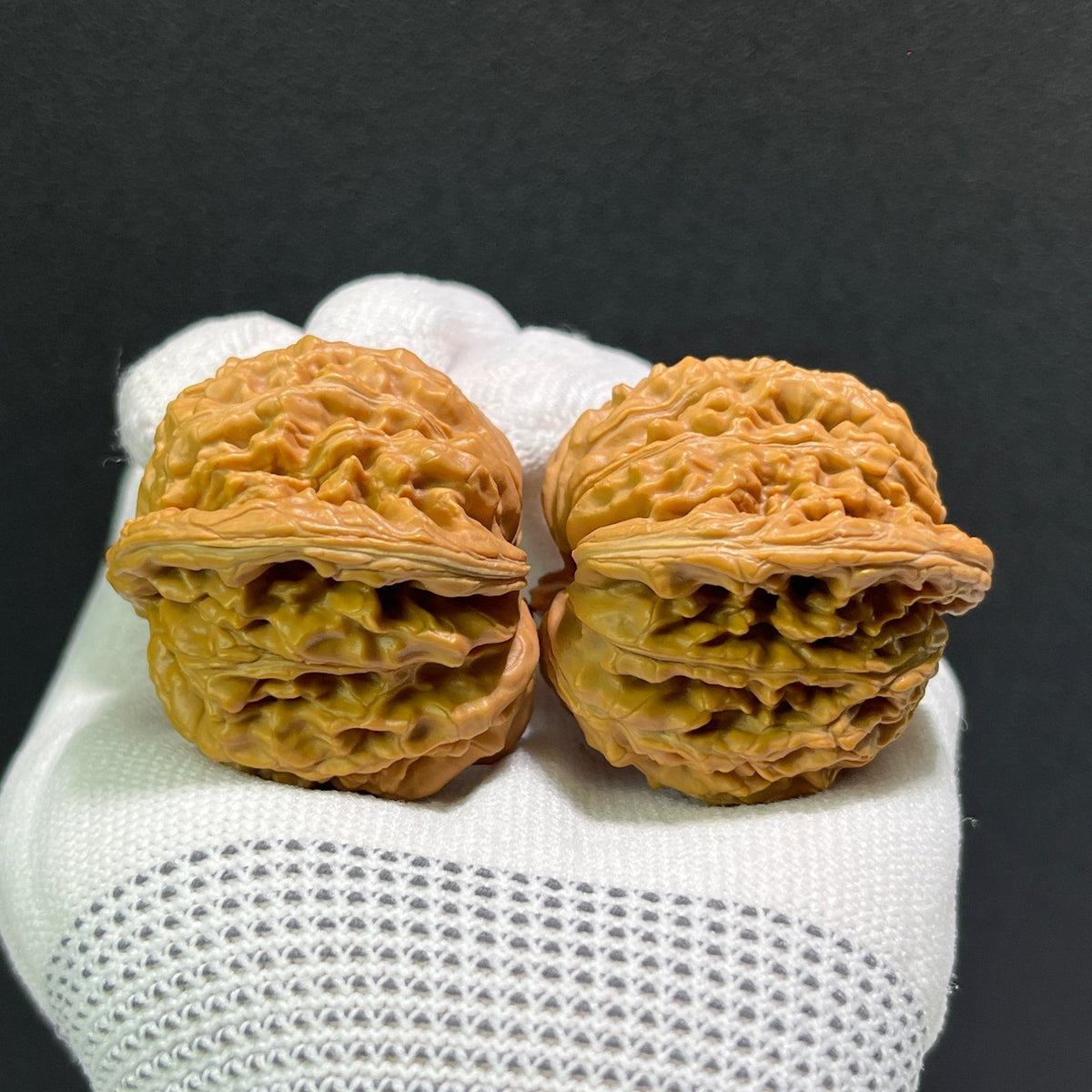 The "Si Zuo Lou" Lion's Head Pair | 43.0mm x 40.0mm | SZL-514 - ThePatinaProject