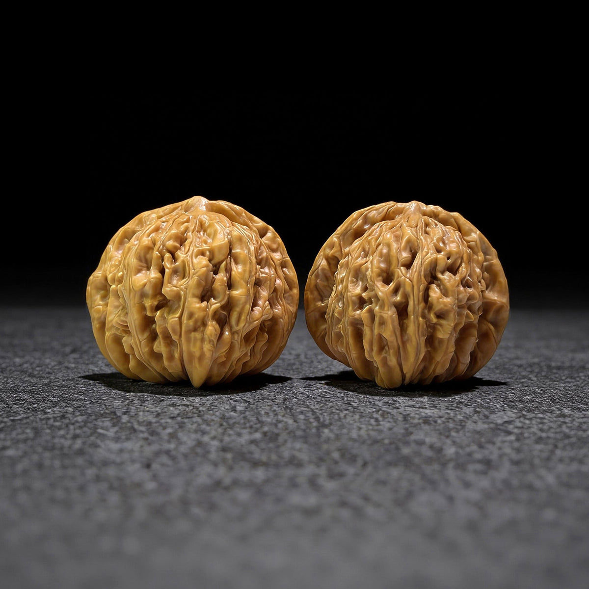 The "Si Zuo Lou" Lion's Head Pair | 43.0mm x 40.0mm | SZL-605 - ThePatinaProject