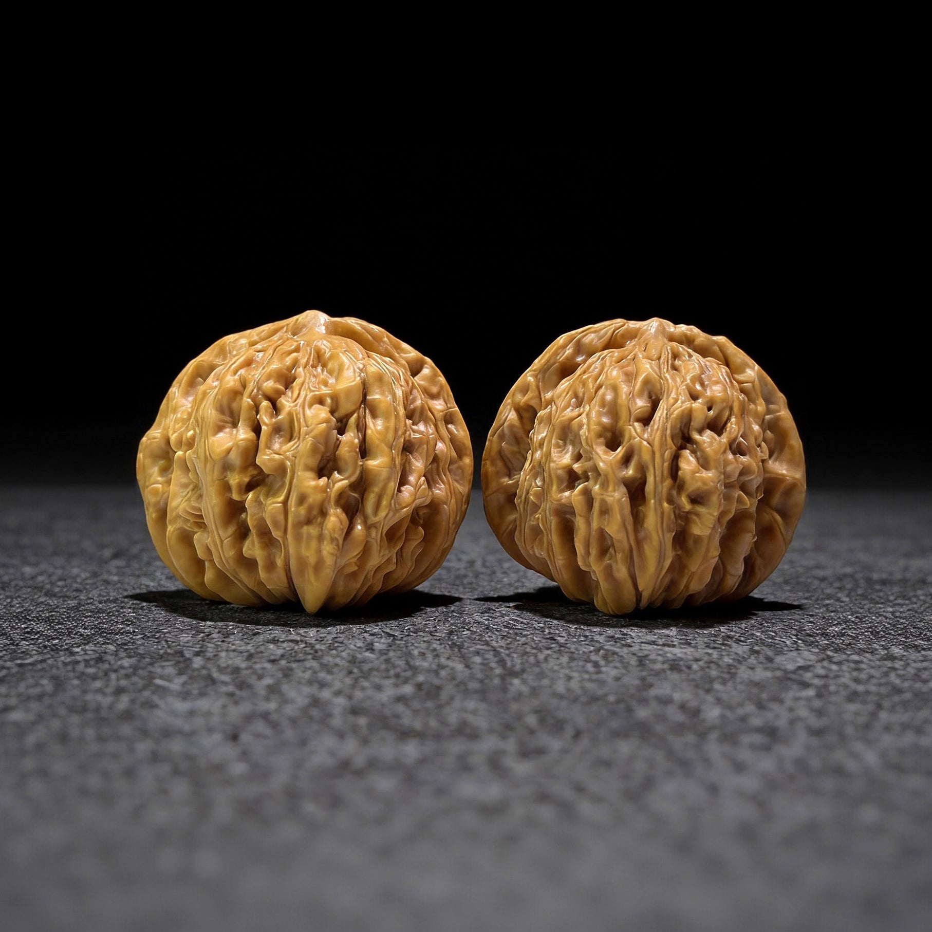 The "Si Zuo Lou" Lion's Head Pair | 43.0mm x 40.0mm | SZL-605 - ThePatinaProject
