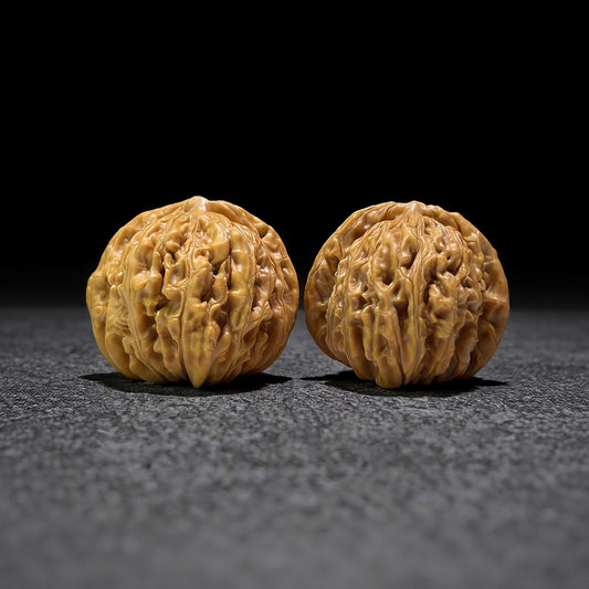 The "Si Zuo Lou" Lion's Head Pair | 43.0mm x 40.0mm | SZL-605 - ThePatinaProject