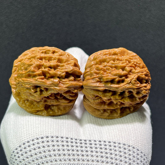 The "Si Zuo Lou" Lion's Head Perfectly Balanced 1:1 Pair | 40.0mm x 40.0mm | SZL-603 - ThePatinaProject