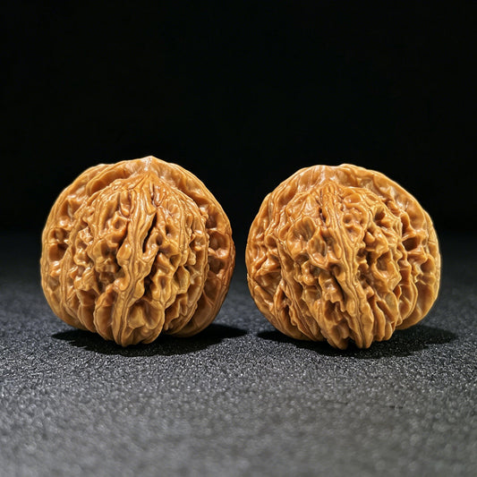 The "Sizuolou" (SZL) Classic Four-Tower Lion Head Pair | 42.0mm x 41.0mm | SZL-902 - ThePatinaProject
