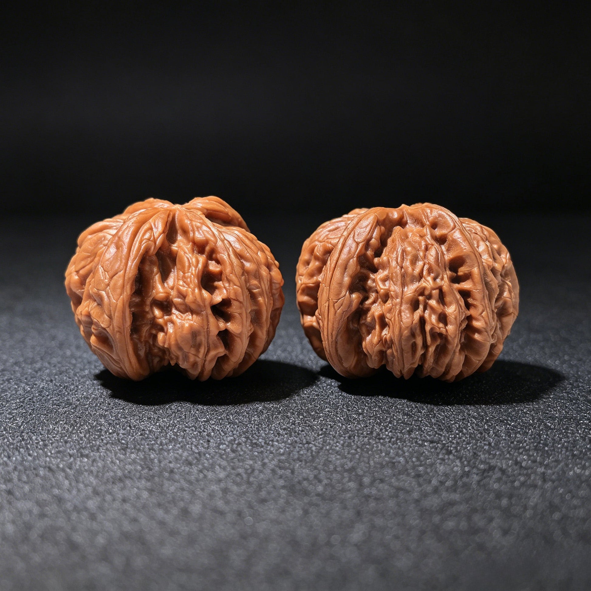 The "Source of Life" White Lion Trident Three-Ridge Pair | 43.0mm x 45.0mm | BSJSN-1201E - ThePatinaProject