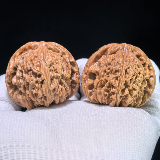 The "Spherical Nanjiangstone" Perfectly Round Collector Pair | 40.0mm x 40.0mm | NJS-1013 - ThePatinaProject