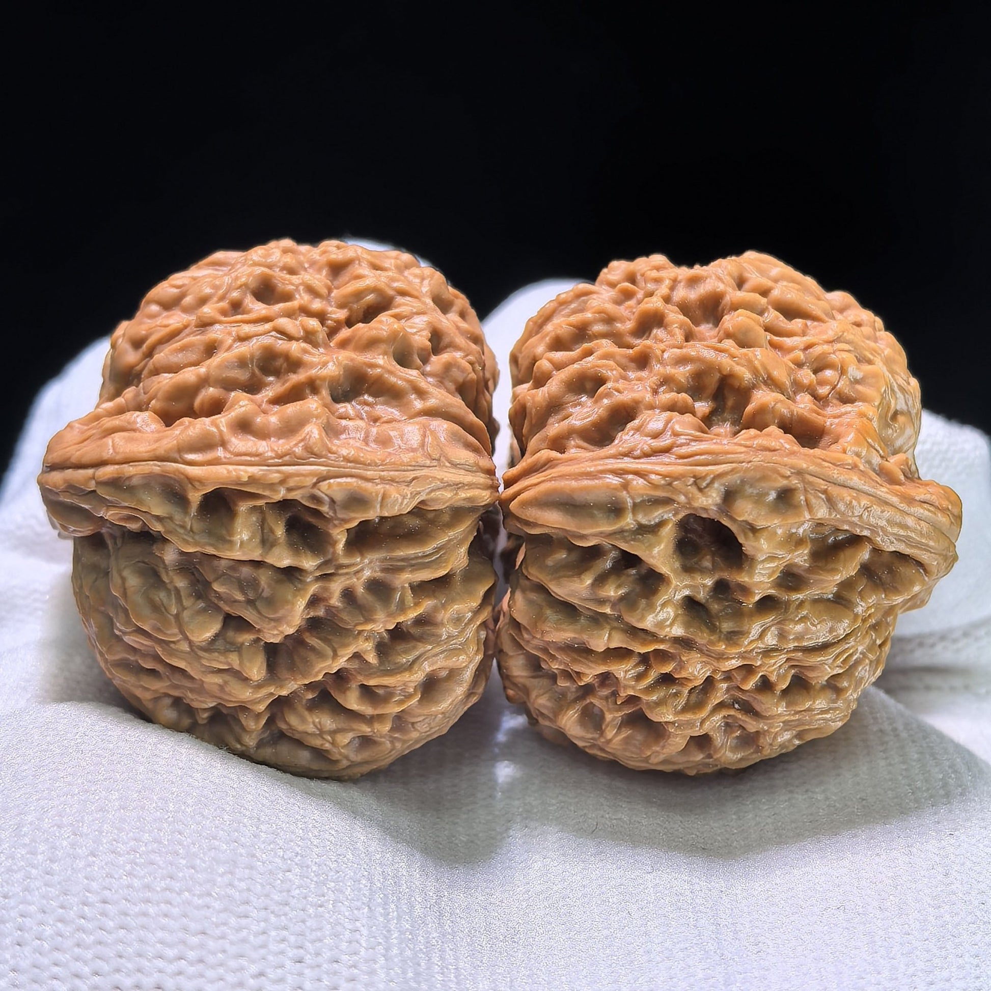 The "Spherical Nanjiangstone" Perfectly Round Collector Pair | 40.0mm x 40.0mm | NJS-1013 - ThePatinaProject