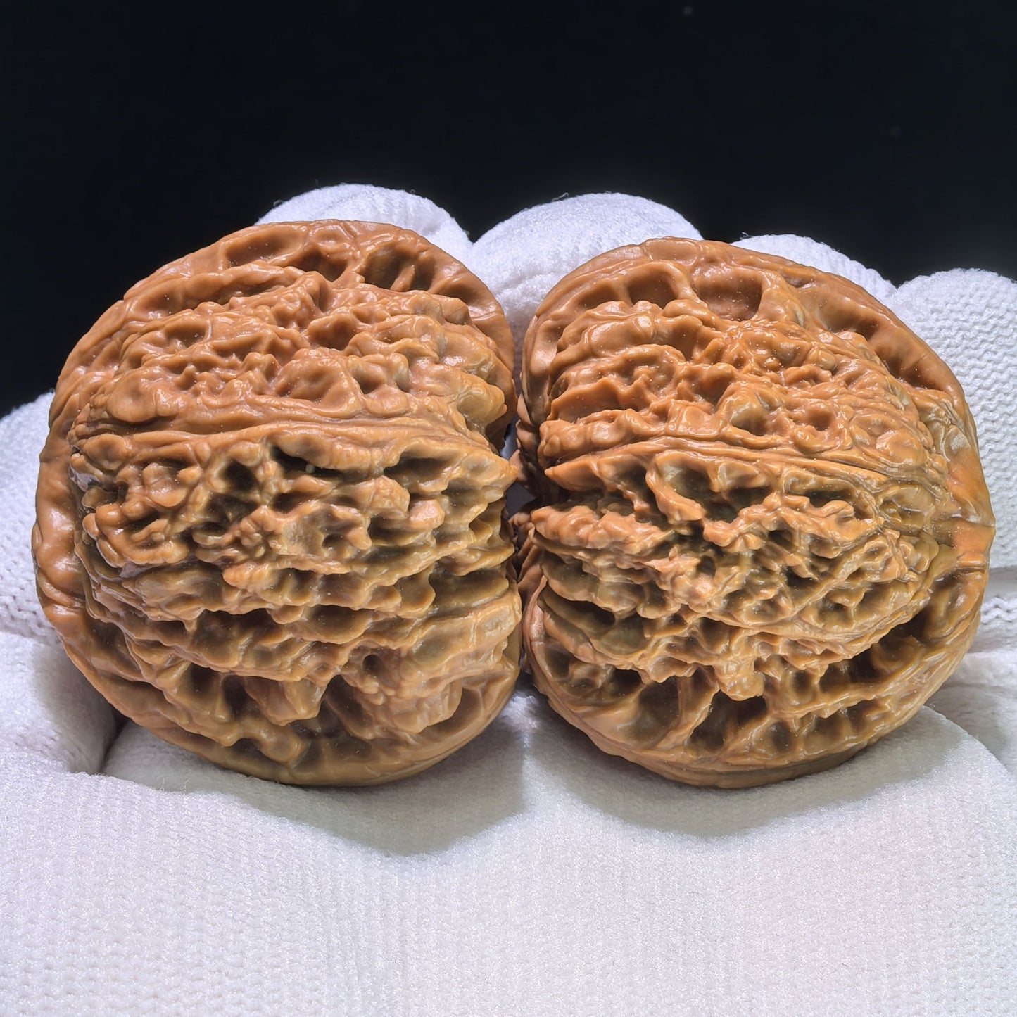 The "Spherical Nanjiangstone" Perfectly Round Collector Pair | 40.0mm x 40.0mm | NJS-1013 - ThePatinaProject