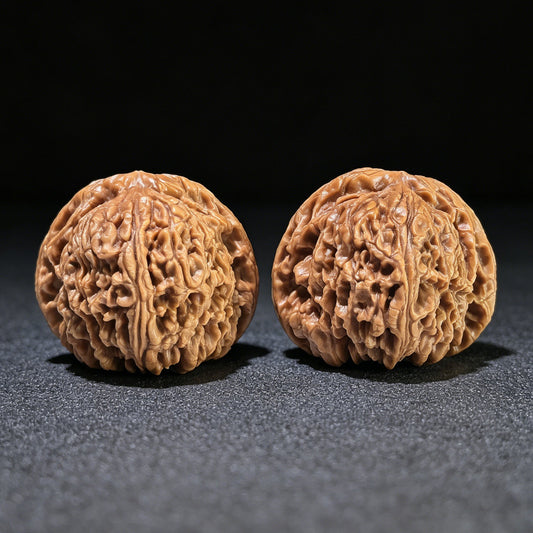 The "Spherical Nanjiangstone" Perfectly Round Collector Pair | 40.0mm x 40.0mm | NJS-1013 - ThePatinaProject