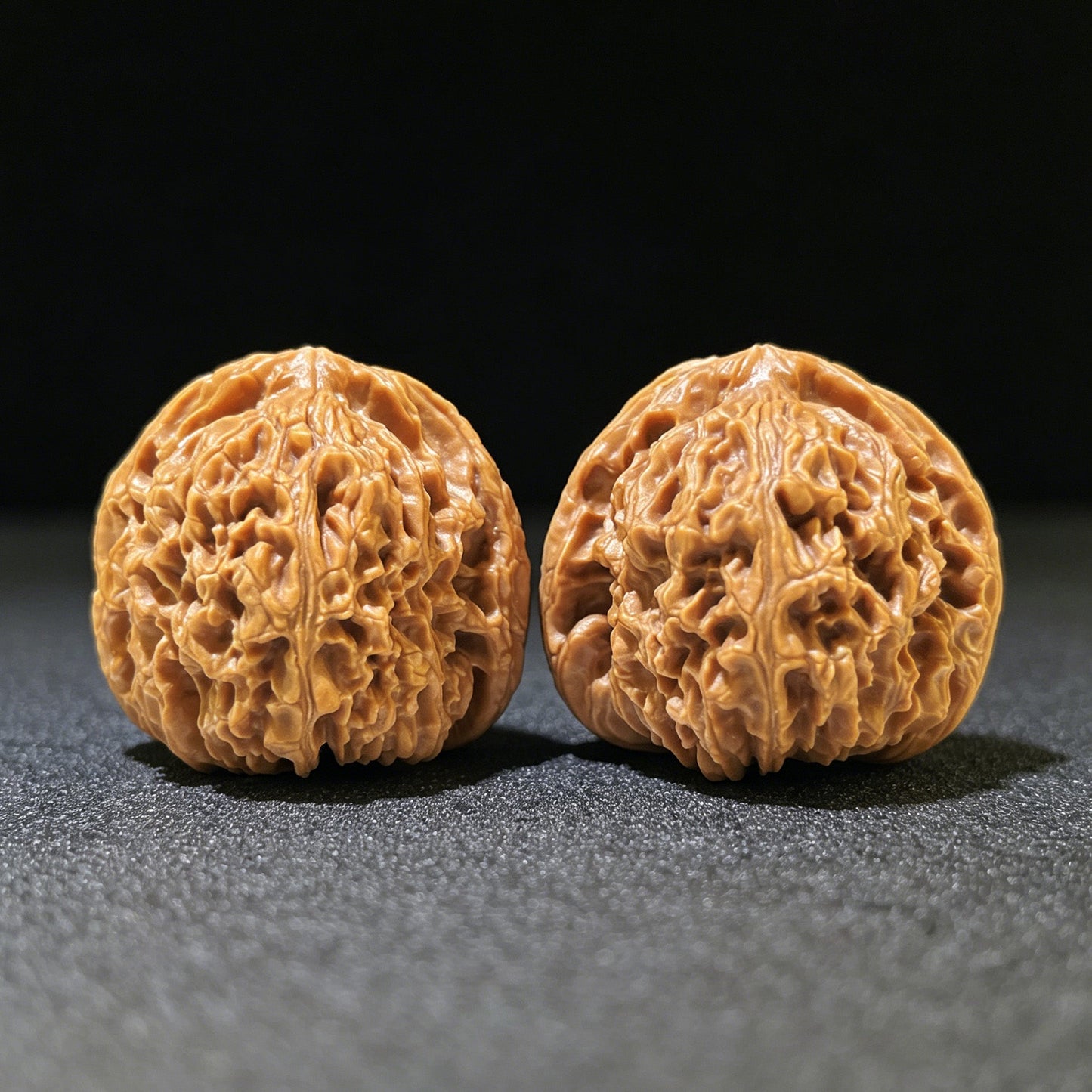 The "Spherical Round" Nanjiangstone Masterpiece Pair | 43.0mm x 43.0mm | NJS-1201C - ThePatinaProject