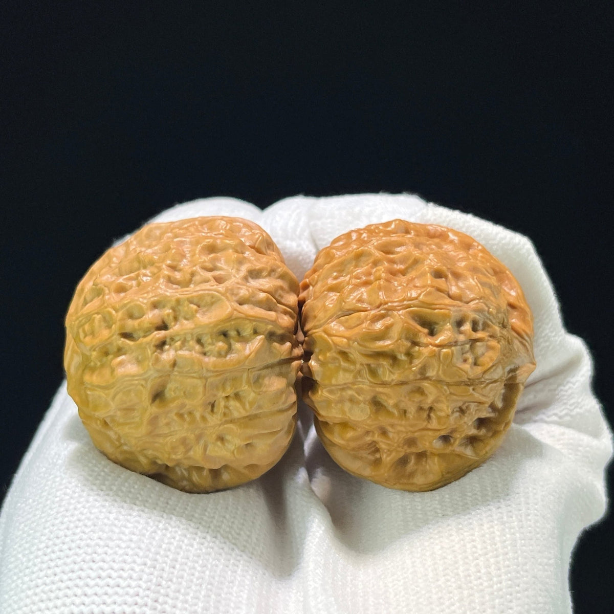 The "Squat Pumpkin" (Nan Gua Dun) Colossal Deep-Bellied Giant Pair | 45.0mm x 46.0mm | NGD-903 - ThePatinaProject