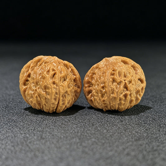 The "Squat Pumpkin" (Nan Gua Dun) Deep-Bellied EDC Pair | 37.0mm x 40.0mm | NGD-801 - ThePatinaProject