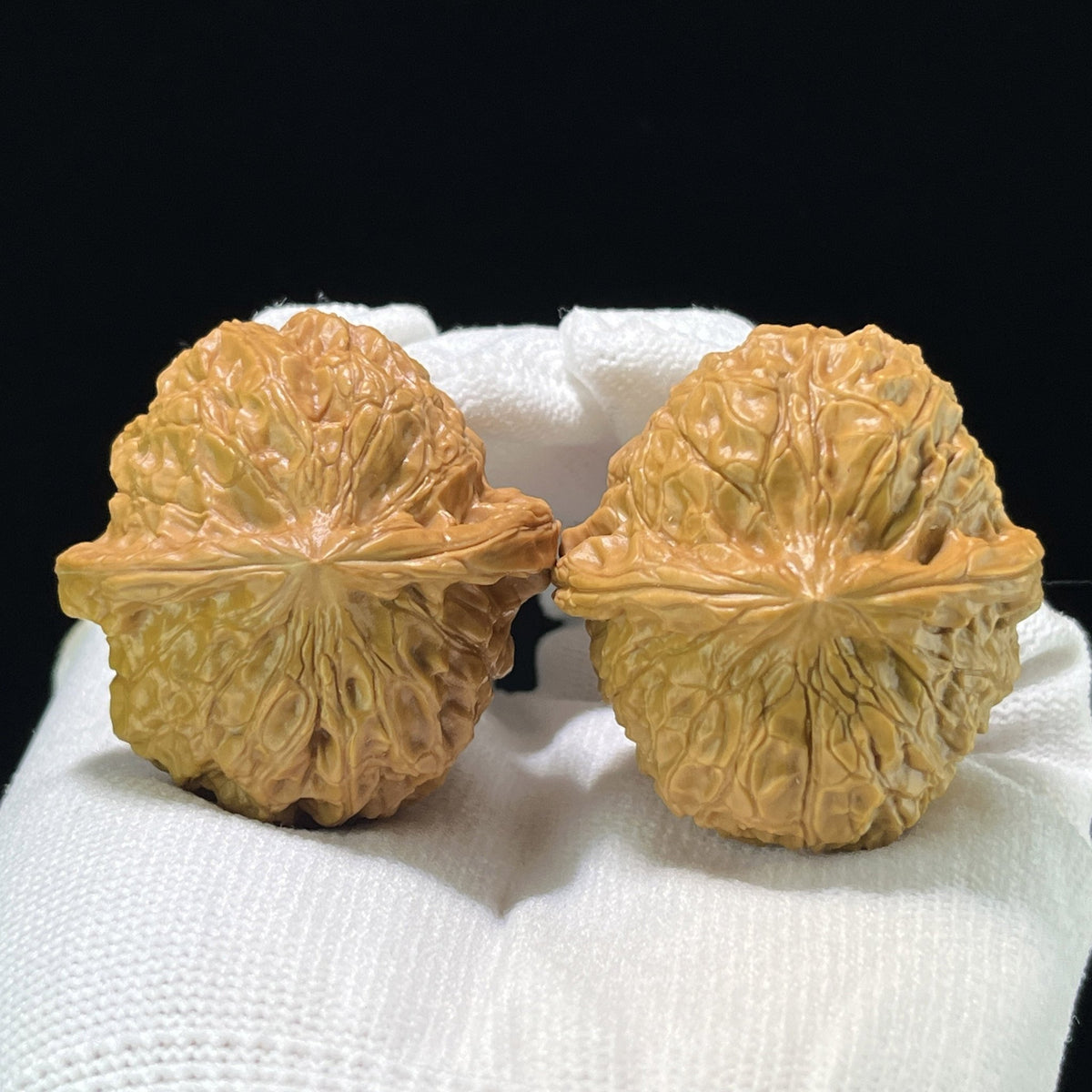 The "Squat Pumpkin" (Nan Gua Dun) Deep-Bellied Hand-Stimulator | 40.0mm x 43.0mm | NGD-804 - ThePatinaProject