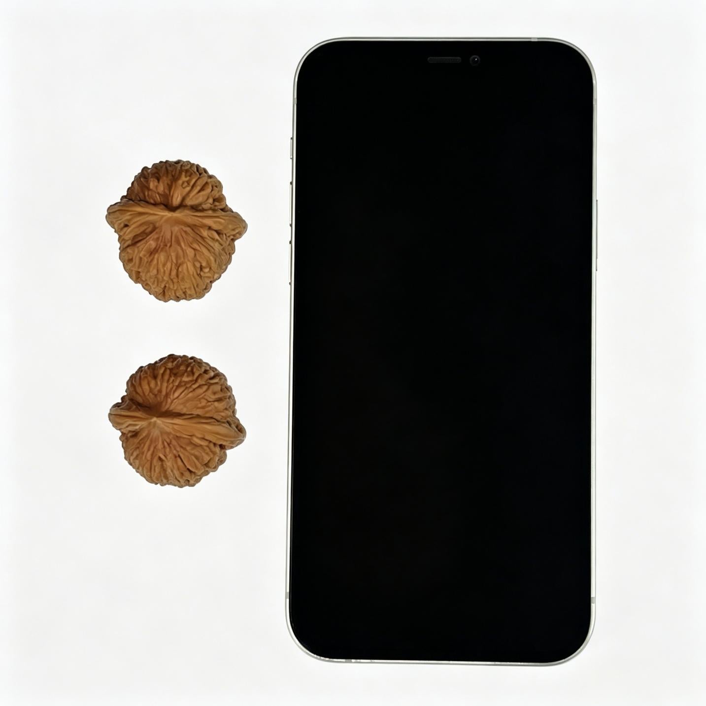 The "Starry-Sky Concave Peach-Heart" (Tao Xin Ao Di Man Tian Xing) Miniature Finger-Twirling Pair | 32.0mm x 31.0mm | TXADMTX-1003 - ThePatinaProject