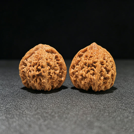 The "Starry Sky" (Man Tian Xing) Premium Miniature Balanced Pair | 38.0mm x 36.0mm | Compact Shou Nian Format | MTX-1101 - ThePatinaProject
