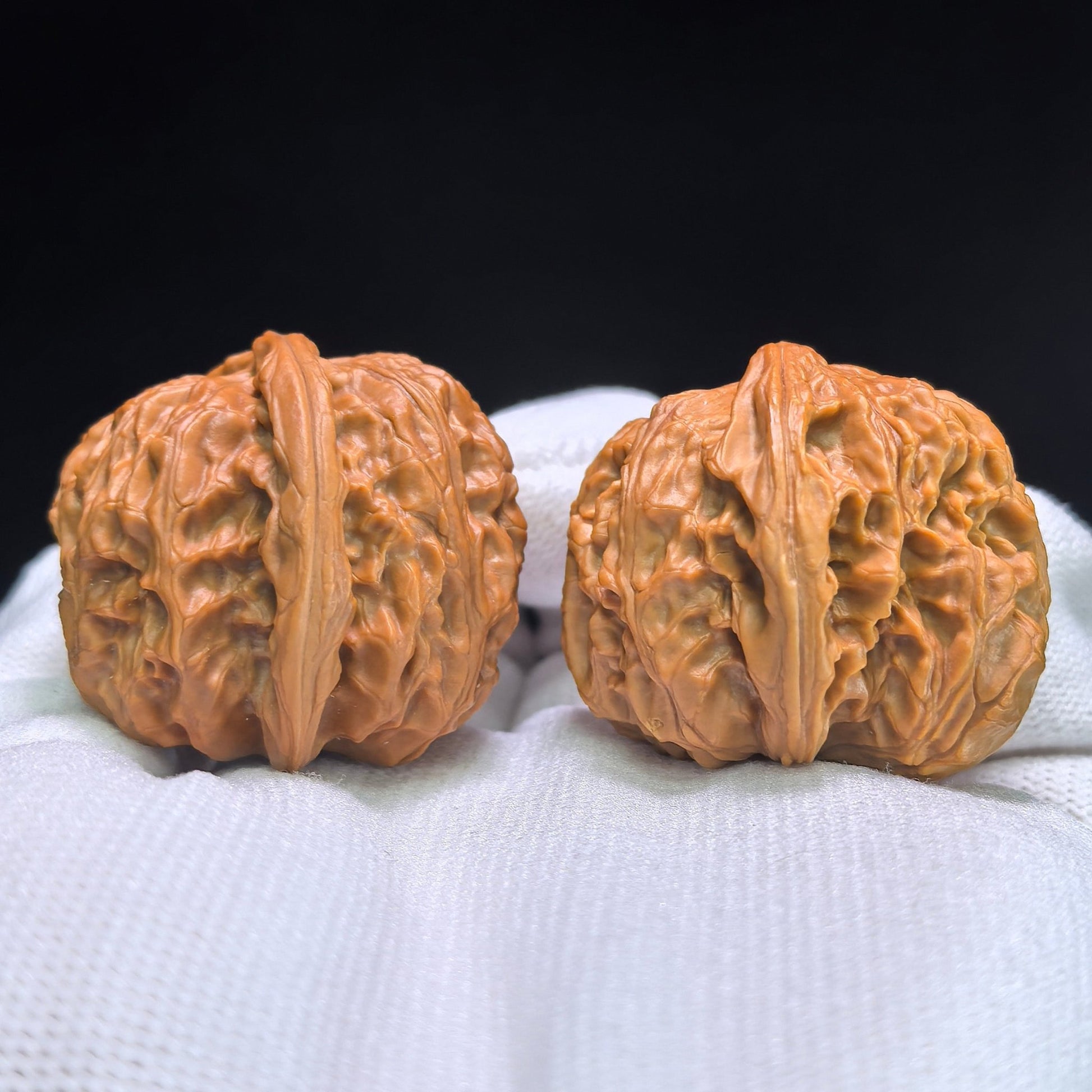 The Symmetrical "Fair-Wind Ear" Shunfengear White Lion Masterpiece | 34.0mm x 35.0mm | BSZSFE-1401E - ThePatinaProject