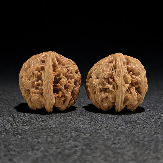 The "Thick Ridge" (Cu Jin) Balanced Giant Pair | 41.0mm x 41.0mm | CJ-801 - ThePatinaProject