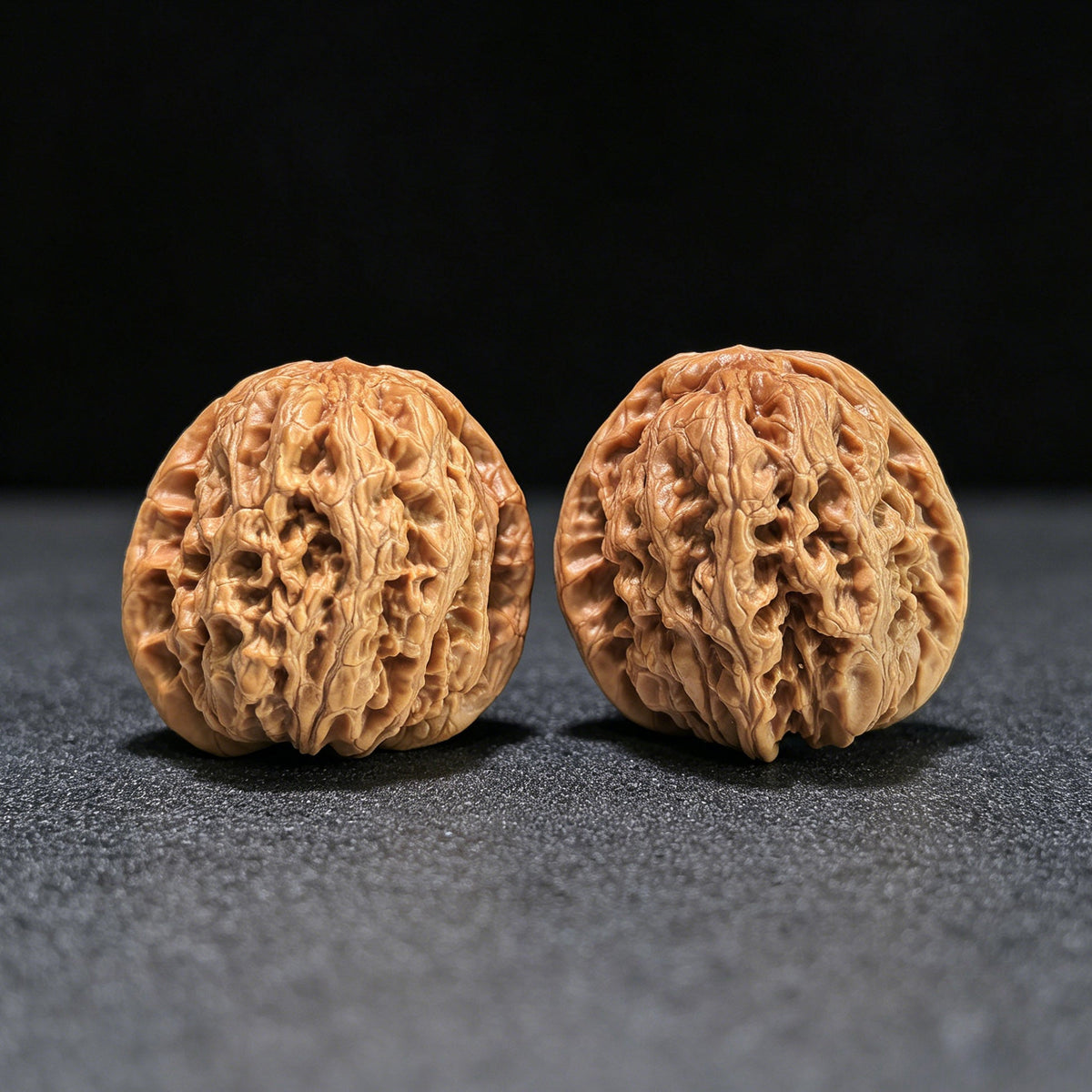 The "Thick Ridge" (Cu Jin) Pair | 43.0mm x 41.0mm | CJ-802 - ThePatinaProject