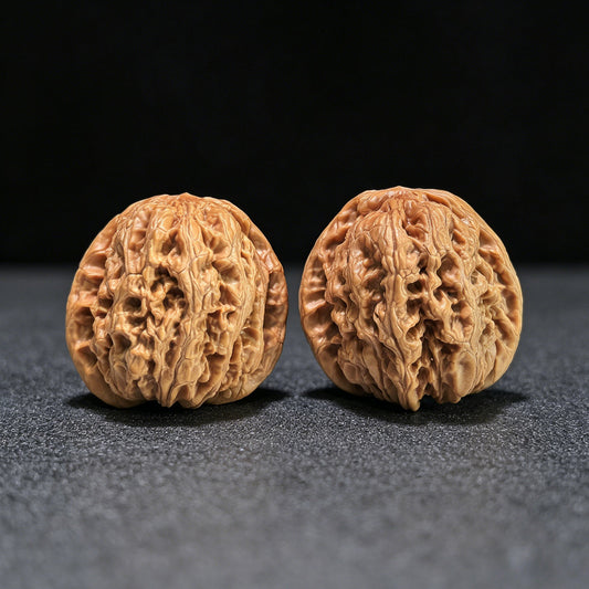 The "Thick Ridge" (Cu Jin) Pair | 43.0mm x 41.0mm | CJ-802 - ThePatinaProject