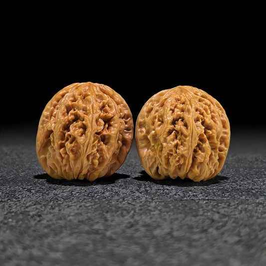 The "Thick Ridge" (Cu Jin) Perfectly Balanced Pair | 42.0mm x 42.0mm | CJ-803 - ThePatinaProject
