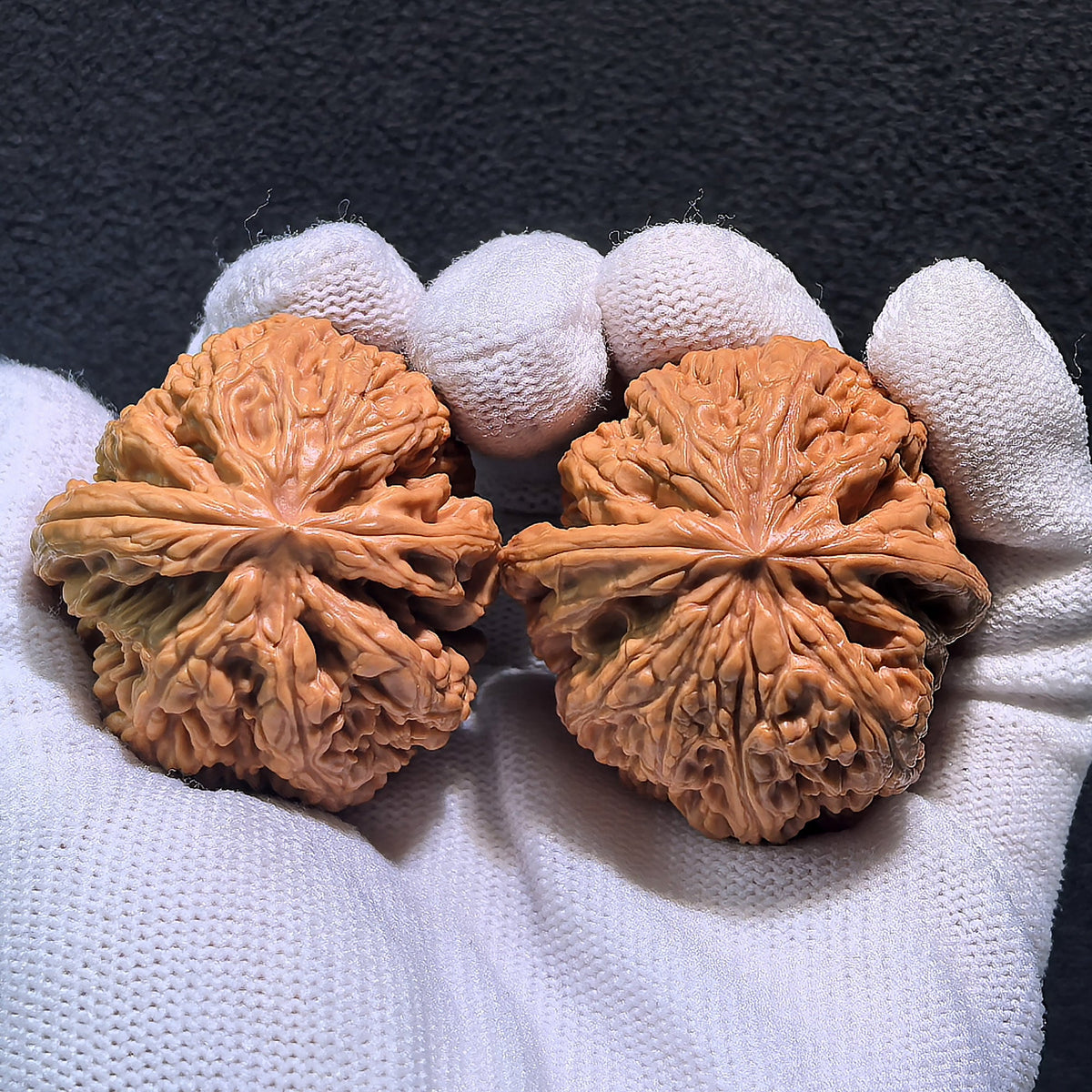 The "Thick Ridge - Smooth Sailing" (Cu Jin - Yi Fan Feng Shun) Pair | 40.0mm x 42.0mm | CJ-404 - ThePatinaProject