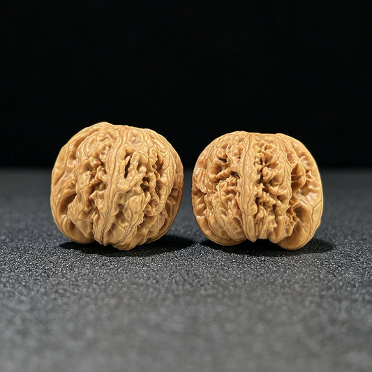 The "Thick Vein" (Cu Jin) Balanced Giant Pair | 40.0mm x 39.0mm | CJ-811 - ThePatinaProject