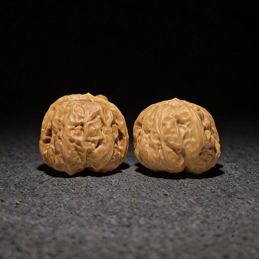 The "Toad Head" (Ha Ma Tou) Pair | 36.0mm x 38.0mm | W-811 - ThePatinaProject
