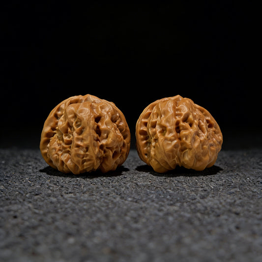 The "Toad Head" (Ha Ma Tou) Pair | 36.0mm x 39.0mm | HMT-405 - ThePatinaProject