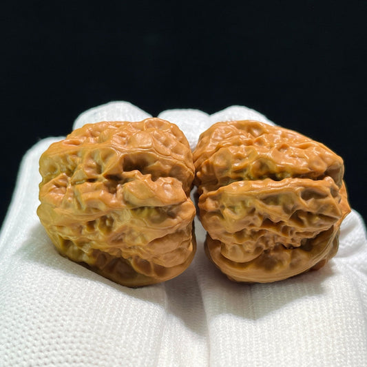 The "Toad Head" (Ha Ma Tou) Pair | 36.0mm x 40.0mm | W-602 - ThePatinaProject