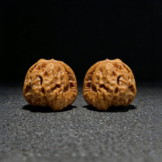 The "Toad Head" (Ha Ma Tou) Pair | 37.0mm x 39.0mm | HMT-406 - ThePatinaProject