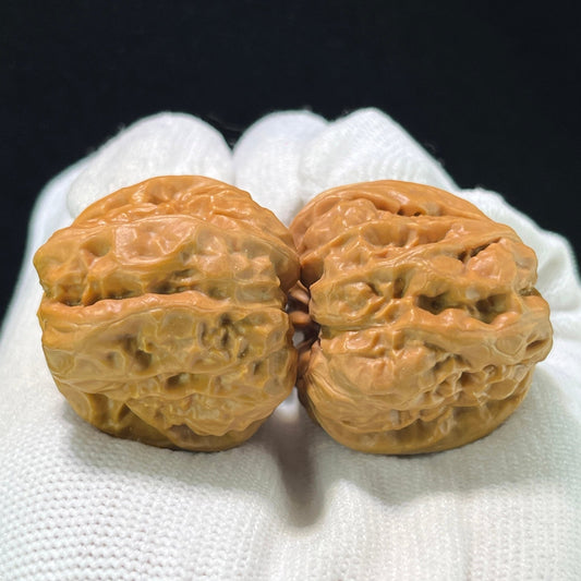 The "Toad Head" (Ha Ma Tou) Premium Deep-Belly Pair | 34.0mm x 38.0mm | W-1008 - ThePatinaProject