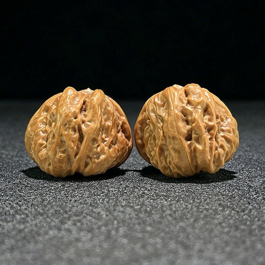 The "Toad Head" (Ha Ma Tou) Robust Balanced Pair | 38.0mm x 37.0mm | HMT-901 - ThePatinaProject