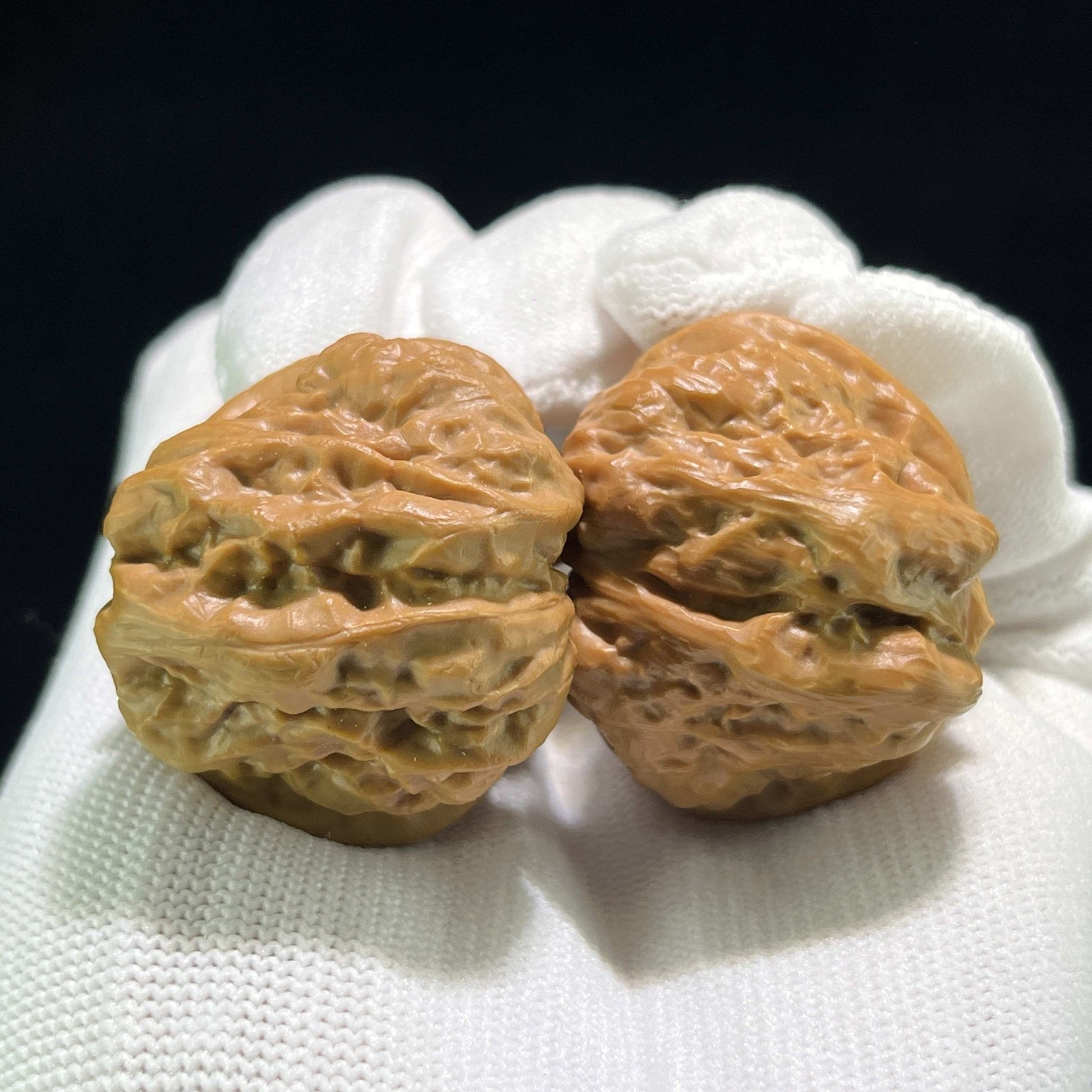 The "Toad Head" (Ha Ma Tou) Robust Balanced Pair | 38.0mm x 37.0mm | HMT-901 - ThePatinaProject