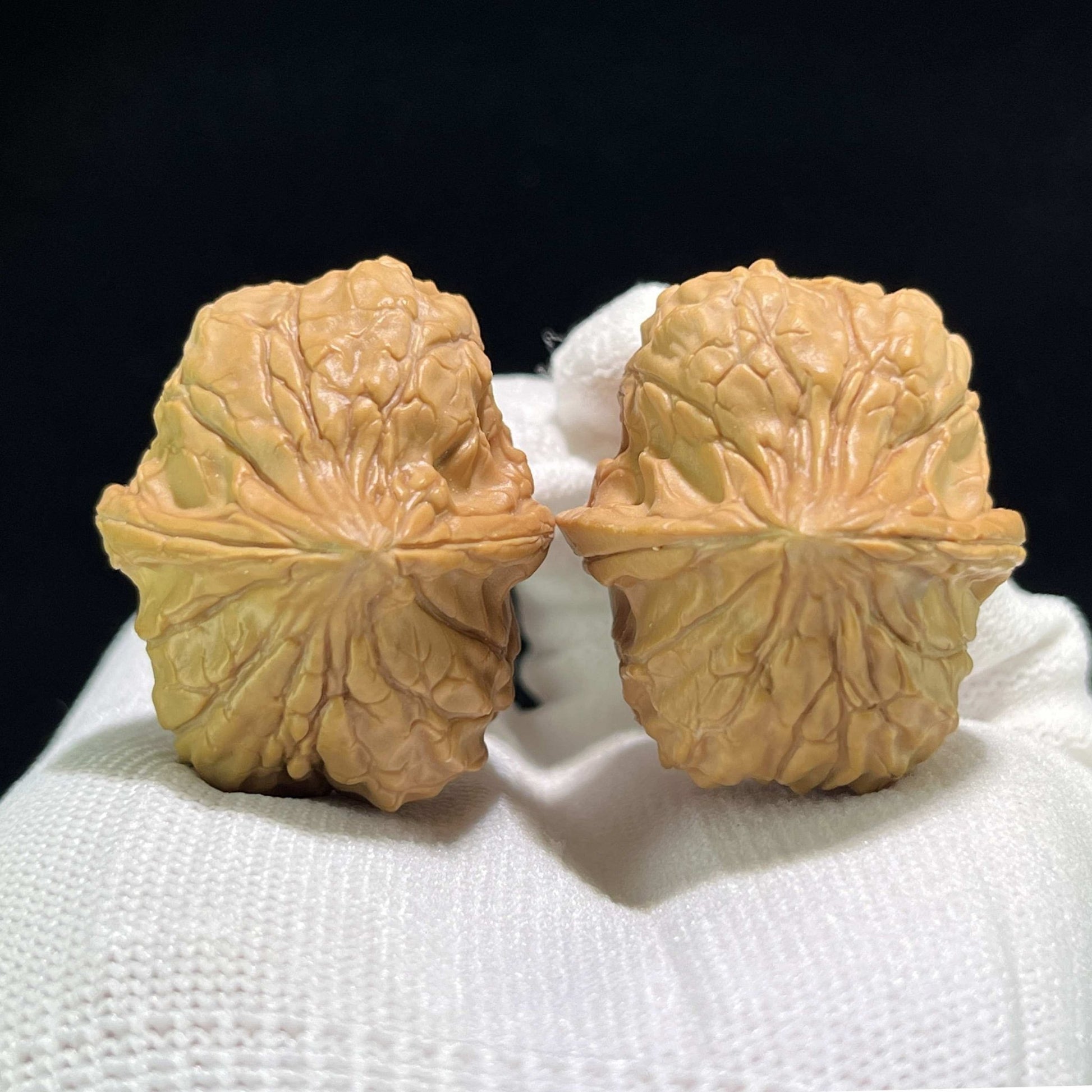 The "Tortoise Shell" (Gui Jia Wen) Full-Bellied Pocket Pair | 32.0mm x 37.0mm | GUI-801 - ThePatinaProject