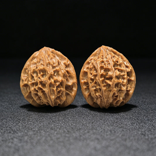 The "Traditional Lantern" (Deng Long) Premium Ribbed Pair | 38.0mm x 36.0mm | DL-1402 - ThePatinaProject