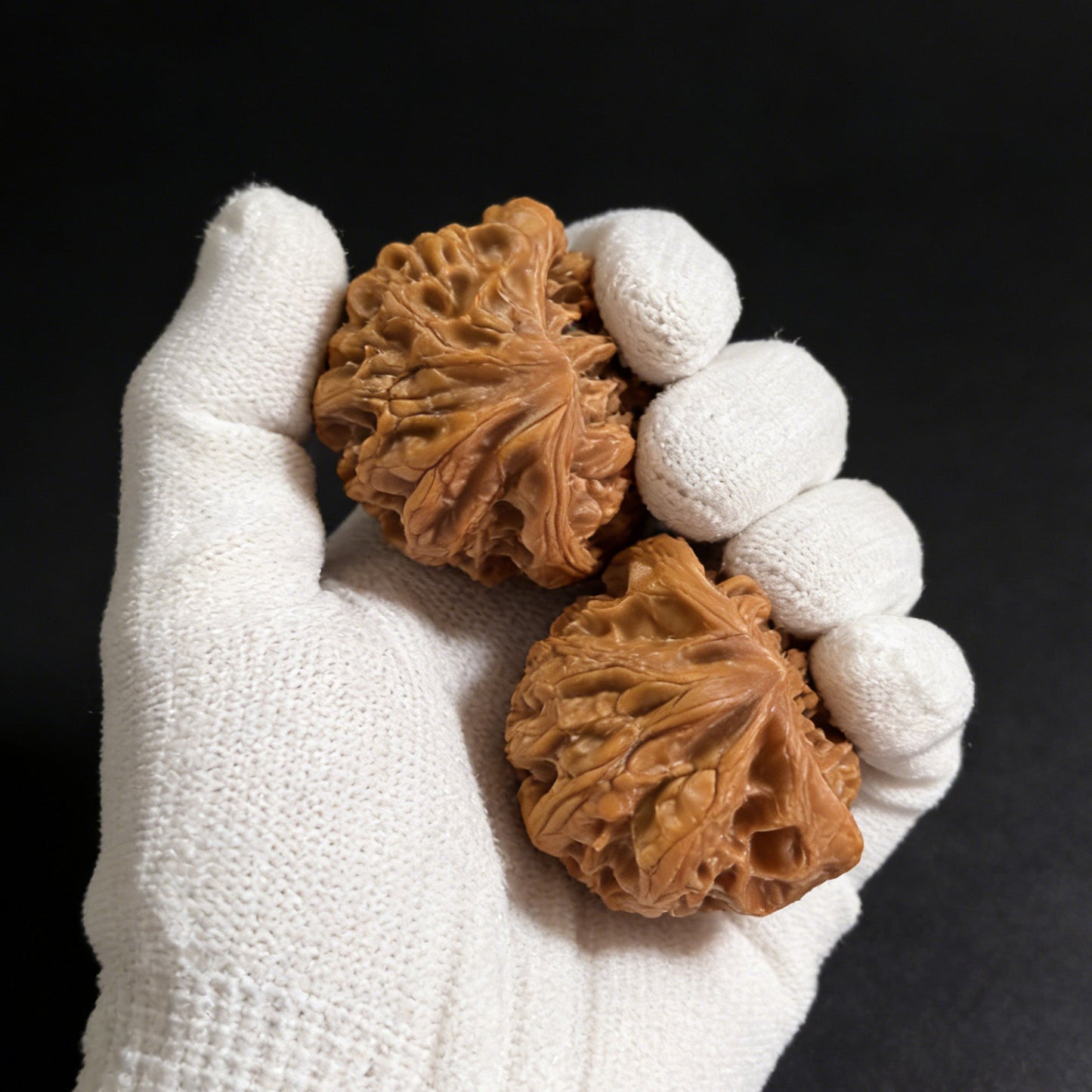 The "Treasure Bowl Snake Head" (Jubaopen Shetou) Pair | 30.0mm x 40.0mm | JBPST-01 - ThePatinaProject
