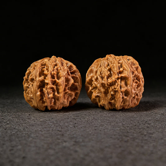 The "Treasure Bowl Snake Head" (Jubaopen Shetou) Pair | 30.0mm x 40.0mm | JBPST-01 - ThePatinaProject