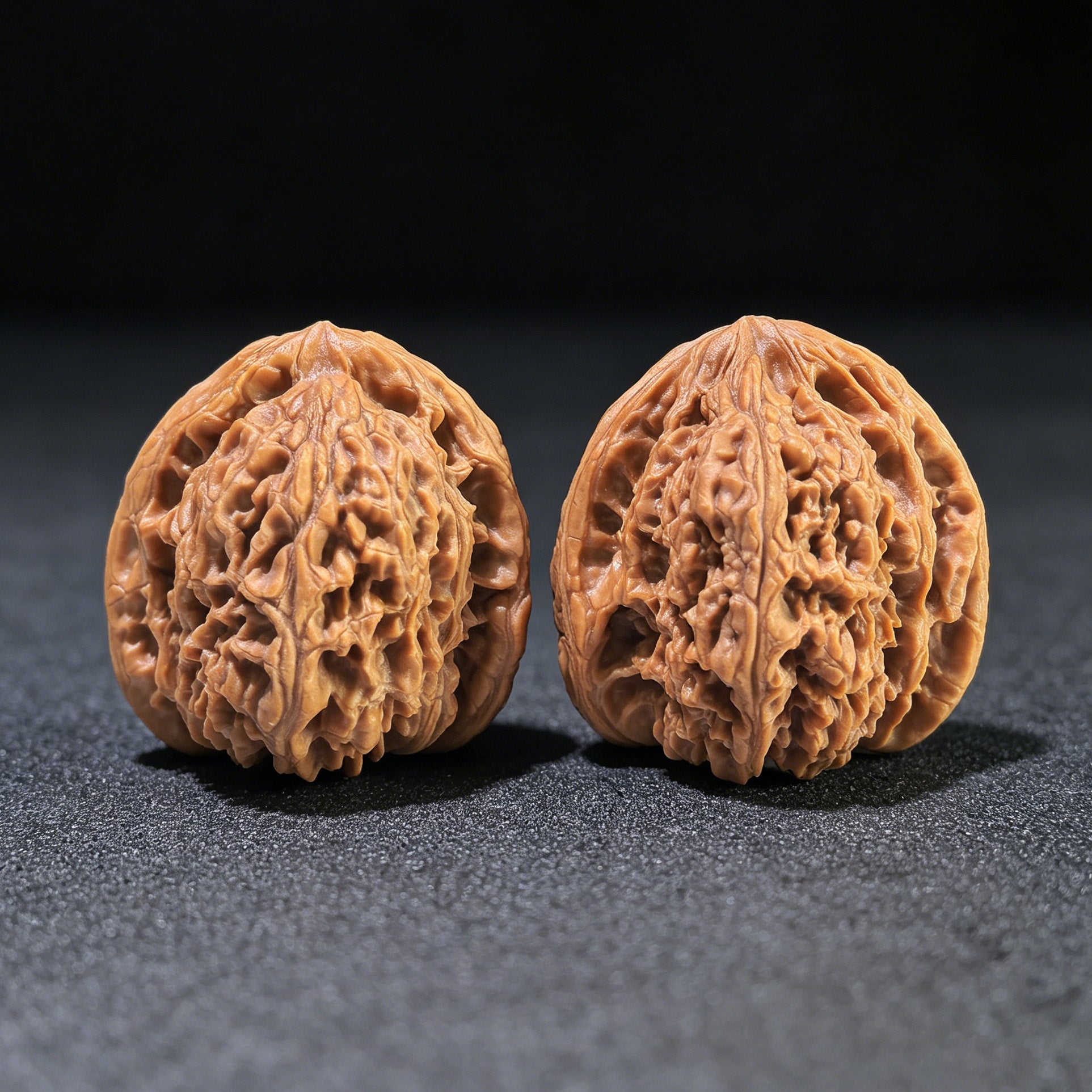 The "Trigon Nanjiangstone" Rare Three-Ridge Collector Pair | 41.0mm x 41.0mm | NJS-1204C - ThePatinaProject