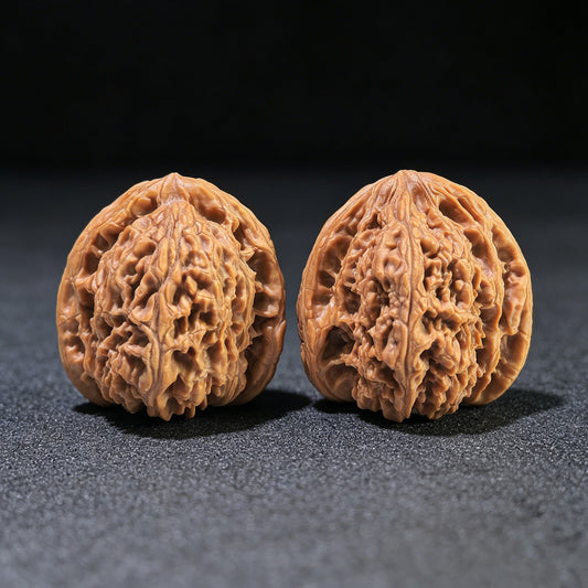 The "Trigon Nanjiangstone" Rare Three-Ridge Collector Pair | 41.0mm x 41.0mm | NJS-1204C - ThePatinaProject