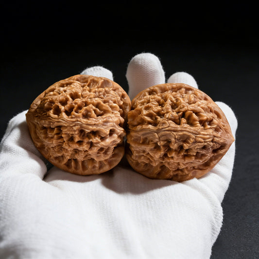 The "Water Dragon Pattern" (Shui Long Wen) Pair | Collector Grade | 42.0mm x 44.0mm | SLW-401C - ThePatinaProject