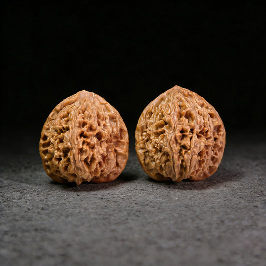 The "Water Dragon Pattern" (Shui Long Wen) Pair | Collector Grade | 42.0mm x 44.0mm | SLW-401C - ThePatinaProject