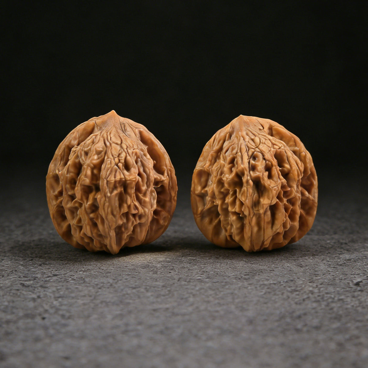 The "Wheat Ear Tiger Head" (Mai Sui Hu Tou) Pair | 35.0mm x 35.0mm | MSHT-01 - ThePatinaProject