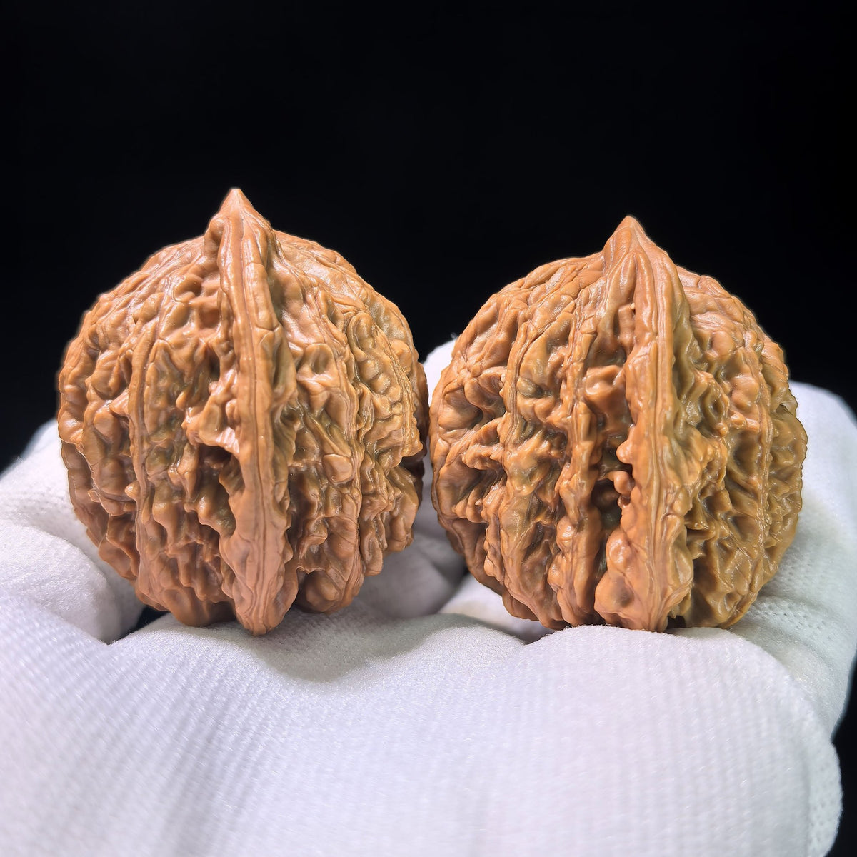 The "Wheat Ear" Tiger Head (Maisui Hutou) Matched Pair | 39.0mm x 38.0mm | MSHT-1203C - ThePatinaProject