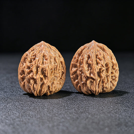 The "Wheat Ear" Tiger Head (Maisui Hutou) Matched Pair | 39.0mm x 38.0mm | MSHT-1203C - ThePatinaProject