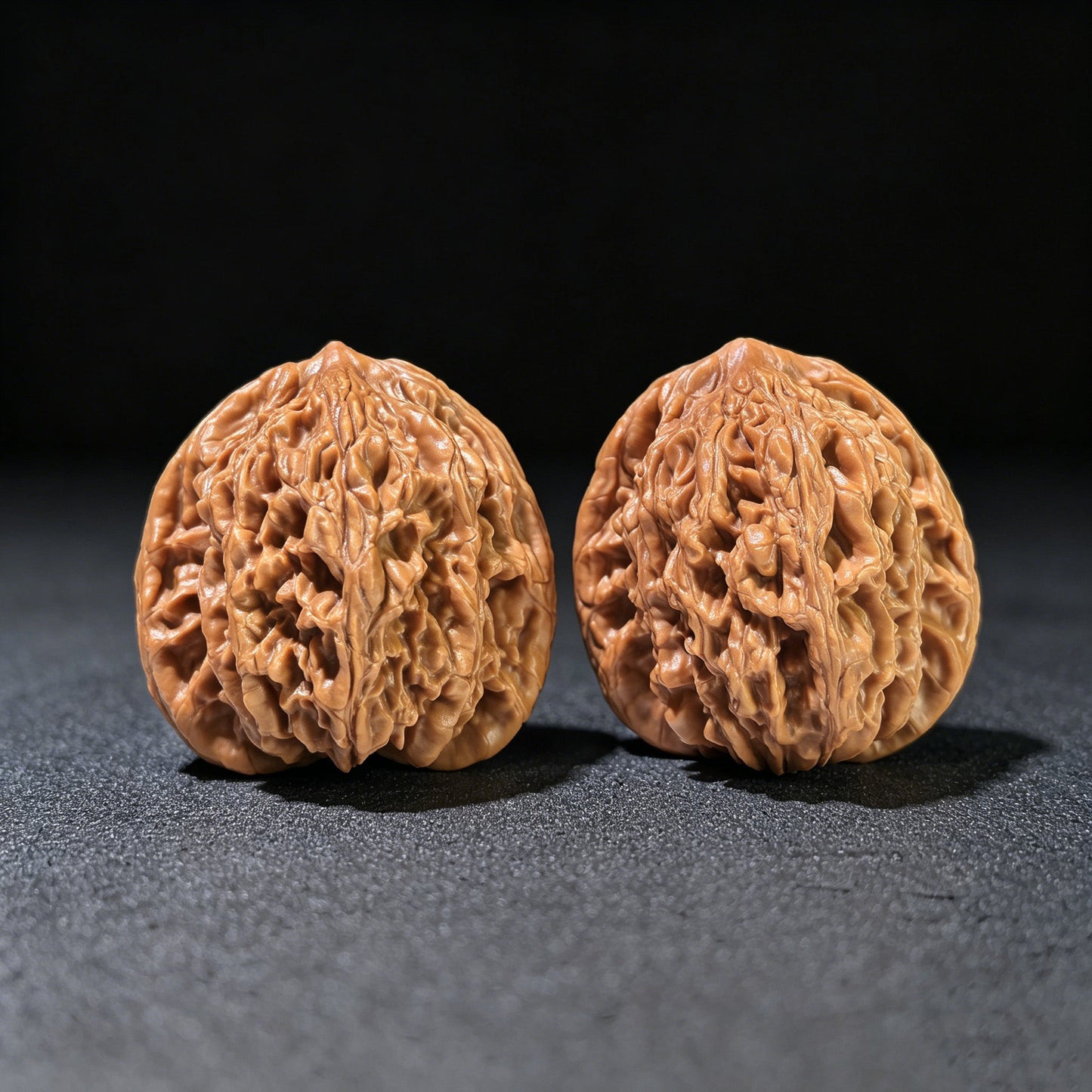The "Wheat Ear" Tiger Head (Maisui Hutou) Matched Pair | 43.0mm x 42.0mm | MSHT-1204C - ThePatinaProject