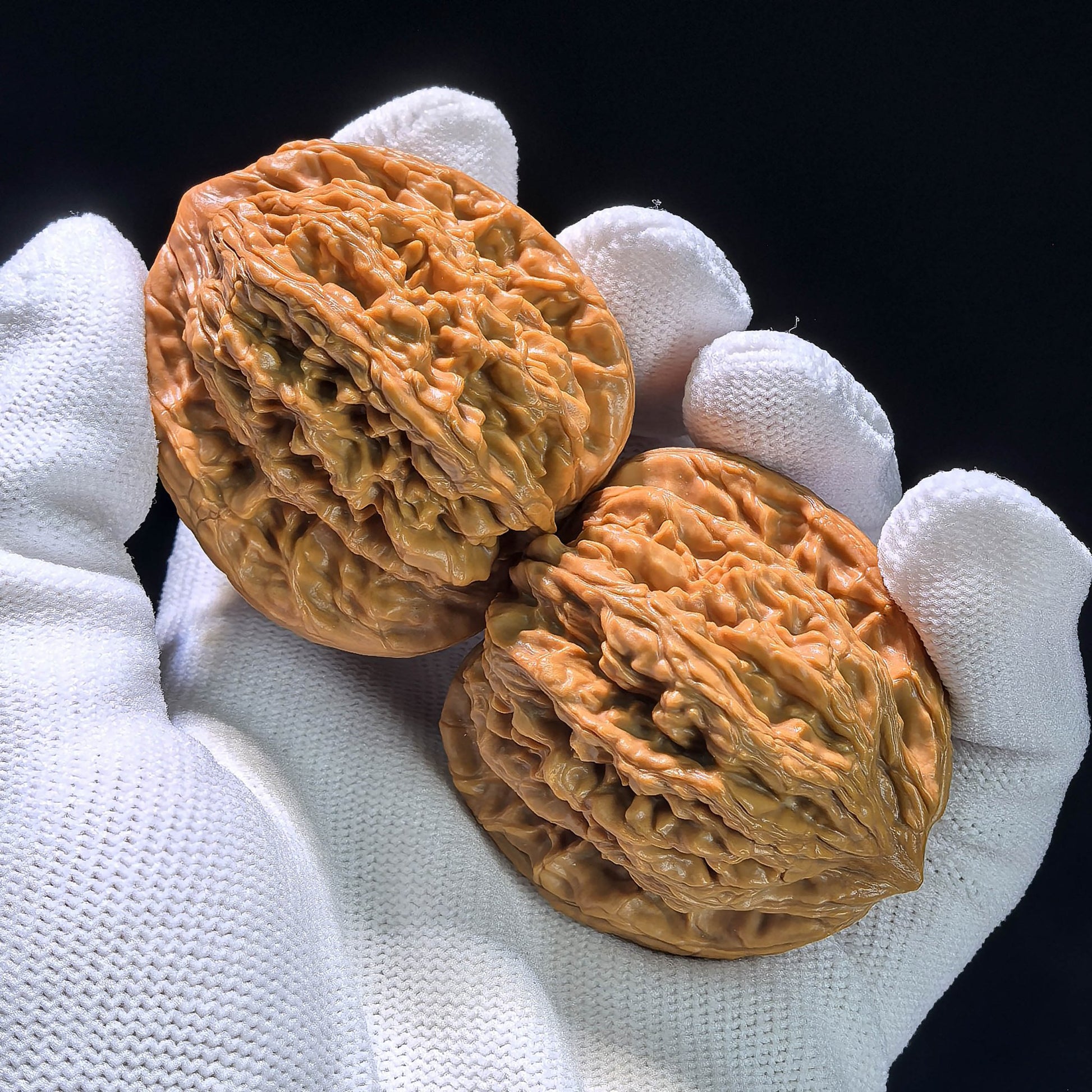 The "Wheat Ear" Tiger Head (Maisui Hutou) Matched Pair | 43.0mm x 42.0mm | MSHT-1204C - ThePatinaProject
