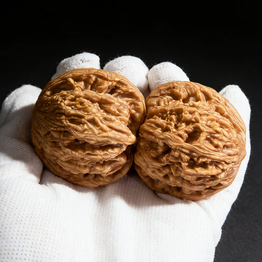 The "Wheat Ear Tiger" (Mai Sui Hu Tou) Pair | Collector Grade | 45.0mm x 44.0mm | MSHT-401C - ThePatinaProject