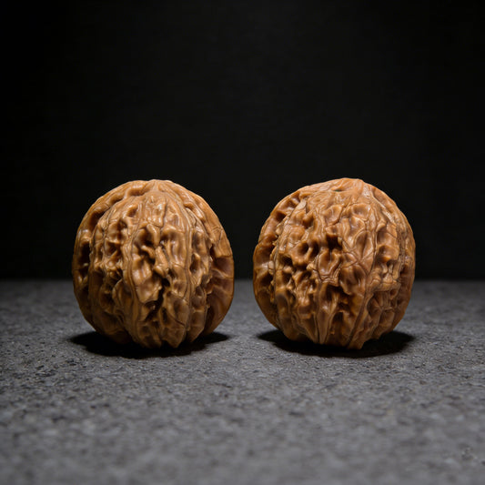 The "White Lion" (Bai Shi Zi) Pair | 36.0mm x 33.0mm | BSJ-1001 - ThePatinaProject