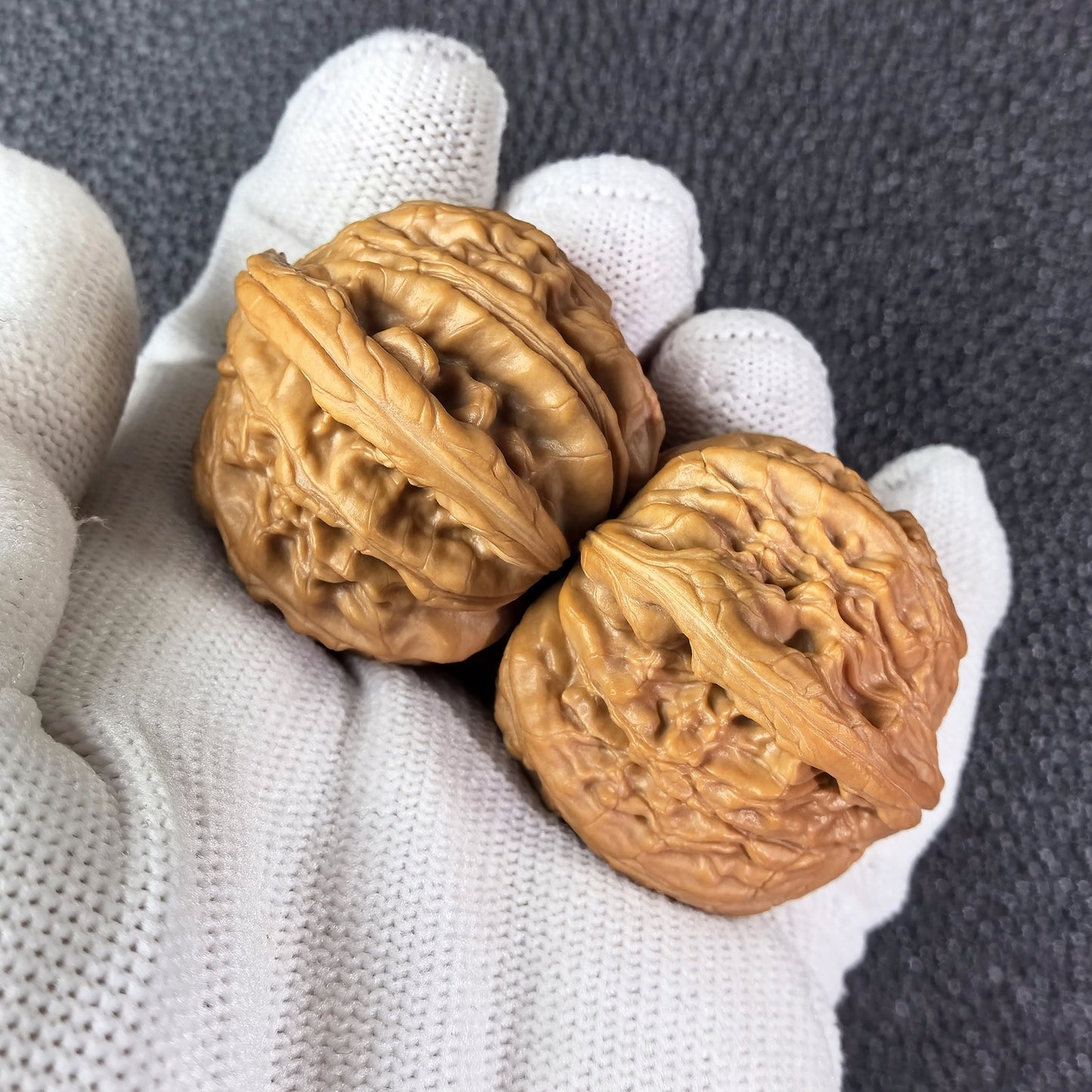 The "White Lion" (Bai Shi Zi) Pair | 39.0mm x 36.0mm | BSJ-1009 - ThePatinaProject