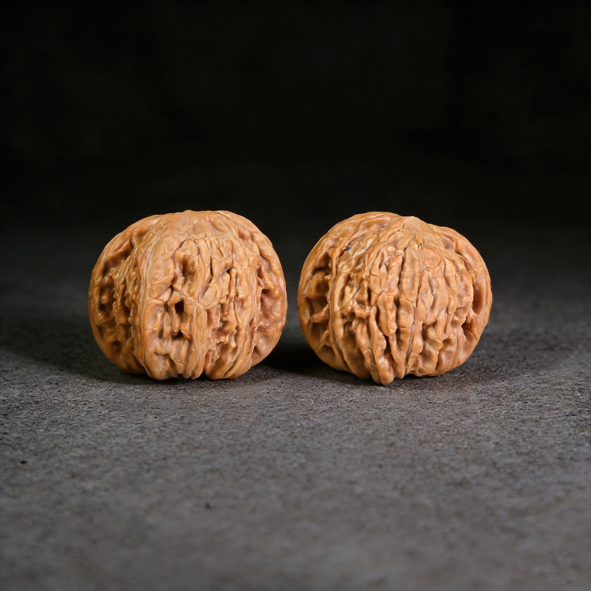 The "White Lion" (Bai Shi Zi) Pair | 39.0mm x 36.0mm | BSJ-1009 - ThePatinaProject